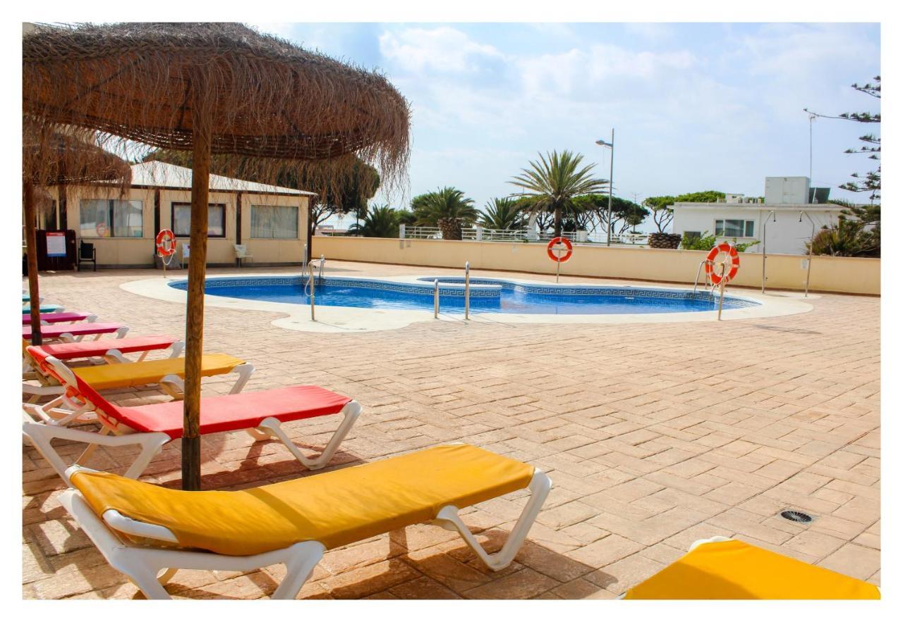 Inma Mayor En Primera Linea De Playa, Con Parking Y Piscina Appartamento Los Canos De Meca